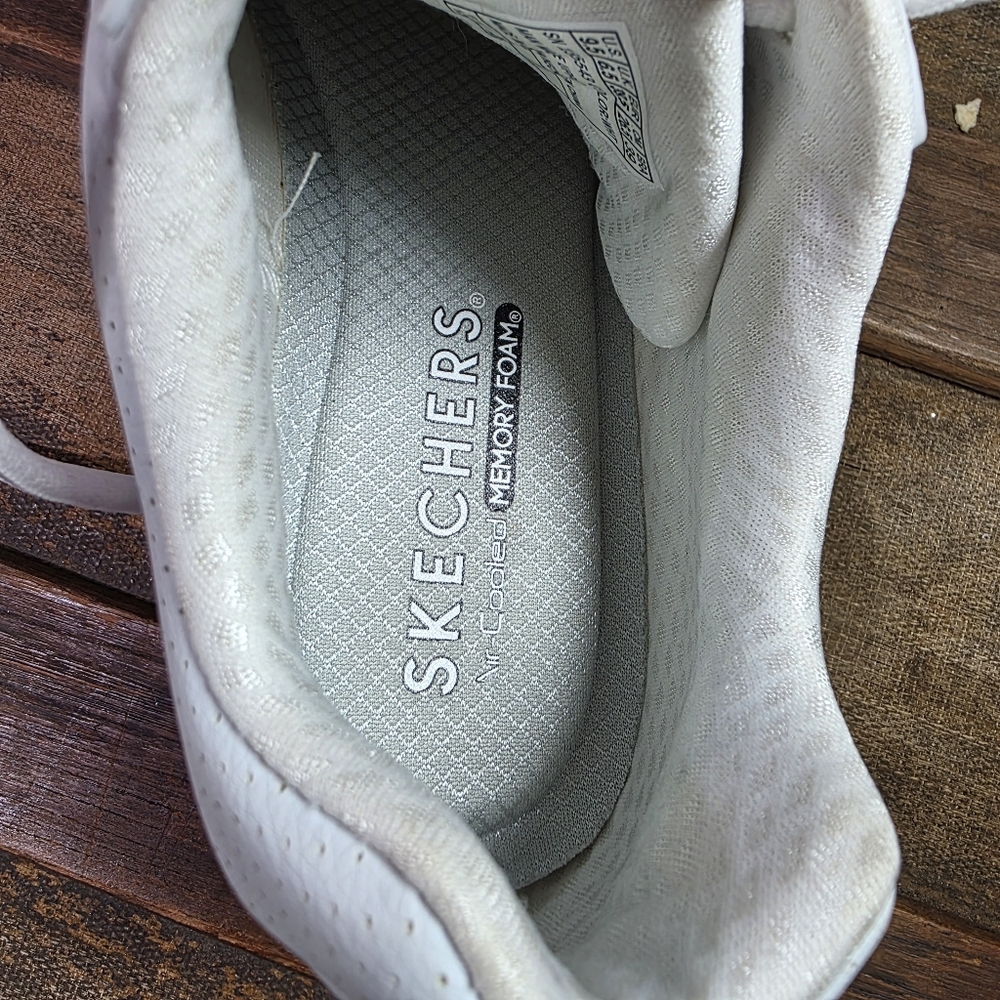 Skechers Street Uno 2-Air Around You Memory Foam Platform Wedge Sneakers. 9.5 - Picture 8 of 11
